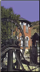 Historical buildings and mining
equipment.